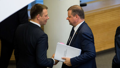 Vilius &Scaron;apoka ir Saulius Skvernelis