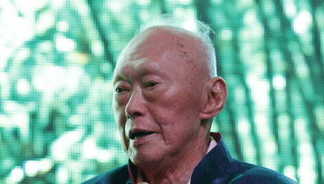 Būdamas 91-erių mirė pirmasis Singapūro premjeras Lee Kuan Yew