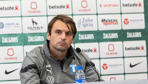&bdquo;Malmo FF&ldquo; spaudos konferencija prie&scaron; rungtynes Čempionų lygos atrankoje