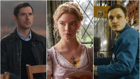 Kadrai i&scaron; filmų &bdquo;Ačiū Dievui&ldquo;, &bdquo;Emma.&ldquo;, &bdquo;Krautuvų valsas&ldquo;