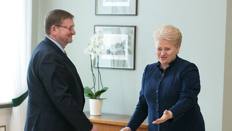 Dalia Grybauskatė ir Juozas Bernatonis