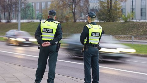 Policijos akcija Vilniuje