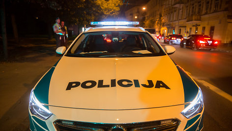 Naktinio policijos reido akimirka