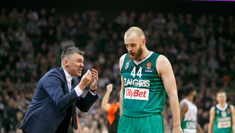 &Scaron;arūnas Jasikevičius ir Antanas Kavaliauskas