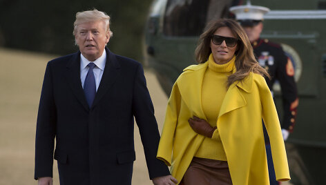 Donaldas Trumpas ir Melania Trump