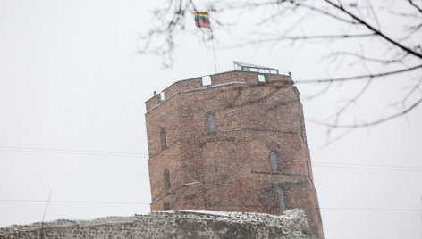 Trečiadienį Vilniuje gausiai sninga