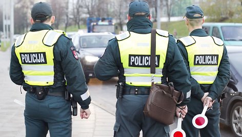 Policijos akcija Vilniuje