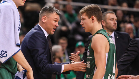 &Scaron;arūnas Jasikevičius ir Rokas Jokubaitis