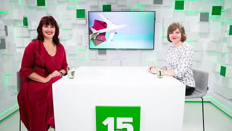 15min studijoje lankosi kelionių ekspertė Žydrė Gavelienė