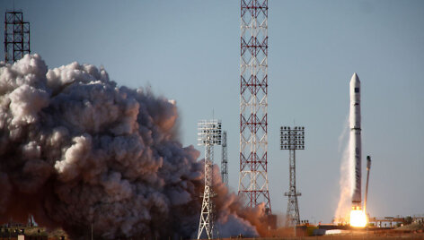 Raketa, į orbitą pakėlusi &bdquo;Spektr R&ldquo;  palydovą