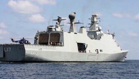 Danijos karinių jūrų pajėgų vadovavimo ir paramos laivas ESBERN SNARE, kuriame tarnaus Lietuvos karininkas