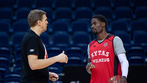 Dainius Adomaitis ir Manny Harrisas