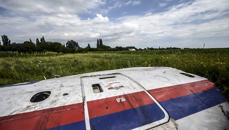 Numušto „Malaysia Airlines“ lėktuvo nuolaužos Donecke, Ukrainoje.