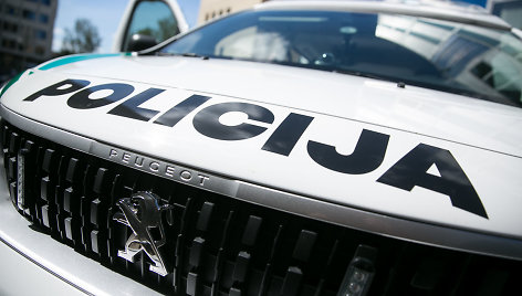 Policijos ekspertų automobilis