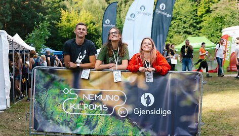 Žygio &bdquo;Nemuno kilpomis su Gjensidige&ldquo; akimirka