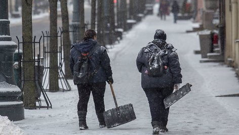 Ketvirtadienio eismo sąlygos Vilniuje