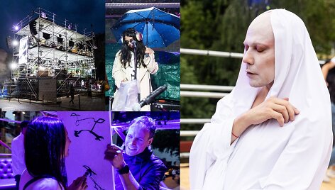 &bdquo;Kultūros naktį&ldquo; Vingrių skvere i&scaron;dygo &bdquo;LATGA Autorių namai&ldquo; 