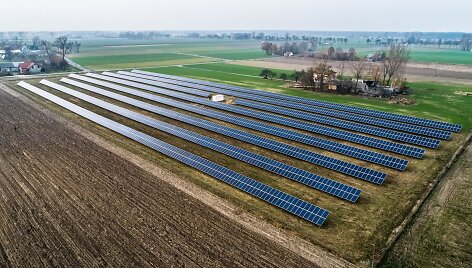 Saulės elektrinė Buktos kaime