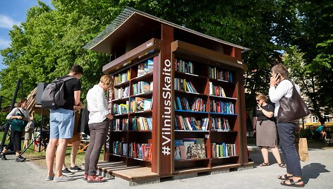 &bdquo;Vilnius skaito&ldquo; lauko skaityklos atidarymas