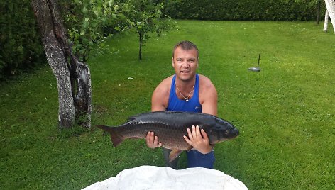 18,8 kg karpis taip pat buvo paleistas