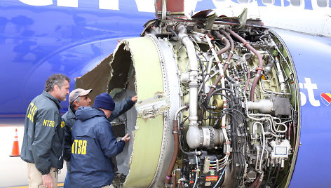 Avariniu būdu nusileidęs bendrovės „Southwest Airlines“ lėktuvas