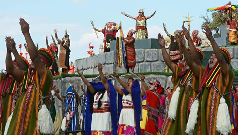 Kuske pagal senovines inkų tradicijas sutikta žiemos saulėgrįža