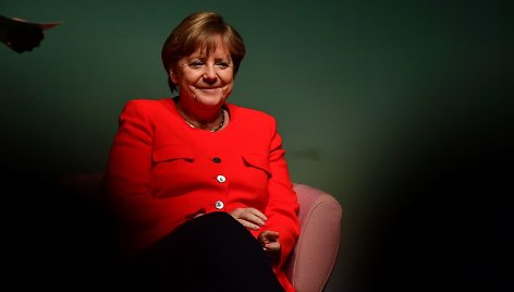 Angela Merkel Gorkio teatre Berlyne