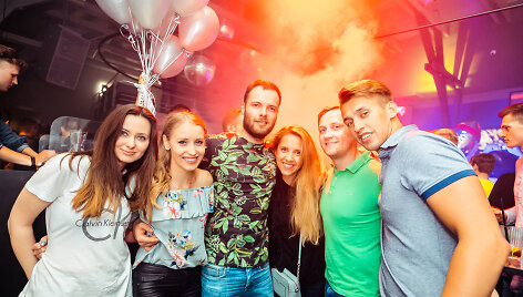 Vakarėlio Kauno klube &bdquo;Mojo Lounge&ldquo; akimirka