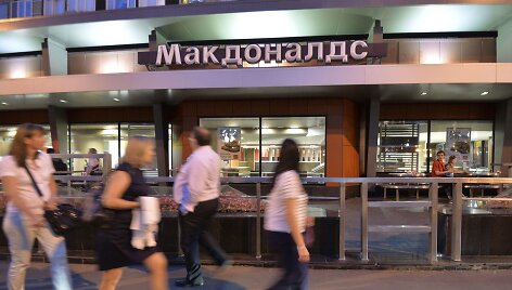 Maskvoje uždarytas &bdquo;McDonald's&ldquo; restoranas