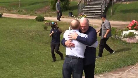 Vladimiras Putinas ir Aliaksandras Luka&scaron;enka