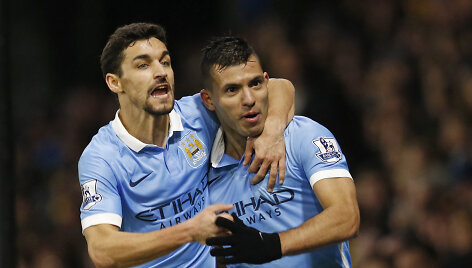 Jesusas Navasas ir Sergio Aguero
