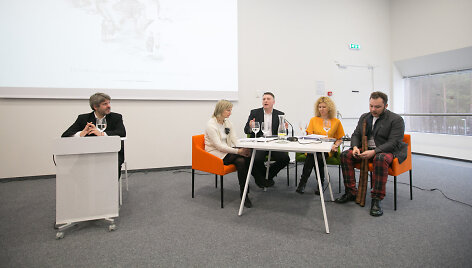 Spaudos konferencijos akimirka