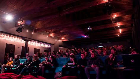 Akimirkos i&scaron; prancūzi&scaron;ko kino festivalio &bdquo;Žiemos ekranai&ldquo; atidarymo Kaune