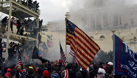 D.Trumpo šalininkų protestas