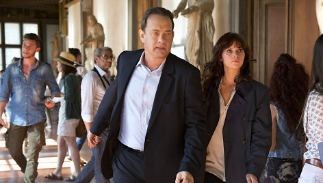 Tomas Hanksas ir Felicity Jones filme „Inferno“