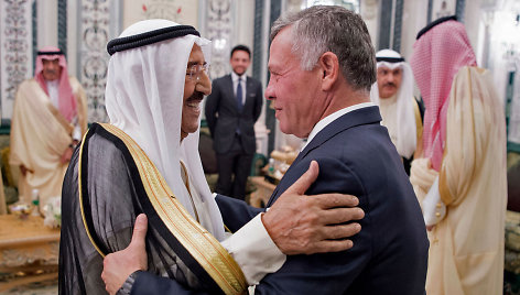 Kuveito emyras šeichas Sabah al Ahmad al Jaber al Sabah ir Jordanijos karalius Abdullah II 