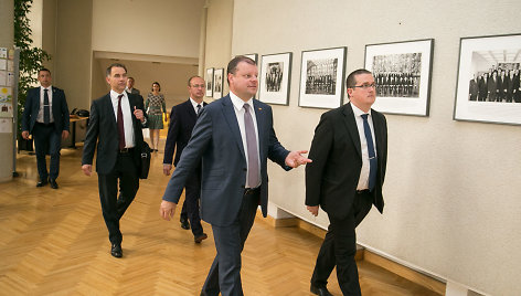 Saulius Skvernelis ir Skirmantas Malinauskas