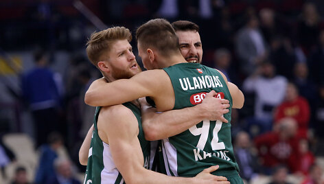 Eurolygos rungtynėse Pirėjuje &bdquo;Žalgiris&ldquo; įveikė &bdquo;Olympiakos&ldquo; 72:68.
