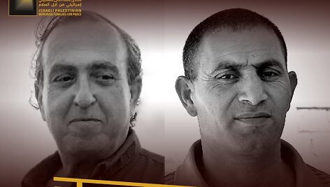 Izraelietis Rami Elhananas ir palestinietis Bassamas Araminas