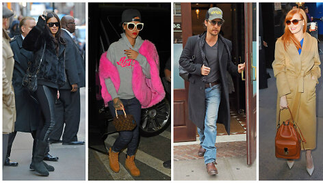 Žvaigždžių gatvės stilius: Adriana Lima, Rihanna, Matthew McConaughey ir Jessica Chastain