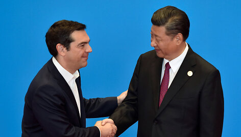 Alexis Tsipras ir Xi Jinpingas