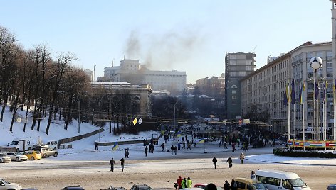 Protestuotojai Kijeve