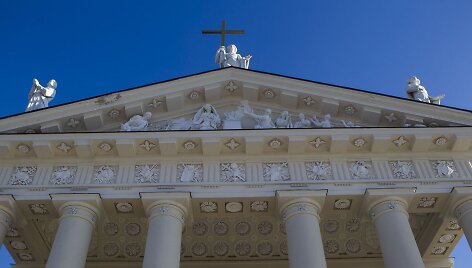 Vilniaus arkikatedra 2014-ųjų vasarį.