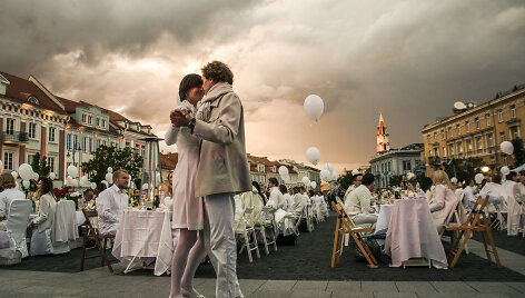 &bdquo;Diner en Blanc&ldquo; Vilniuje