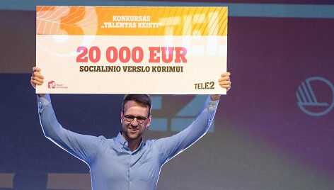 Pagrindinį prizą laimejusi įmonė &bdquo;Trys kubai&ldquo;