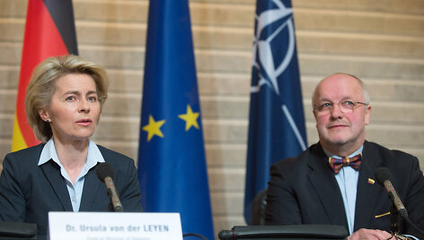 Į Lietuvą atvyko Vokietijos gynybos ministrė dr. Ursula von der Leyen