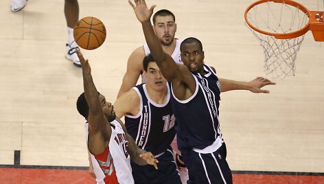 Amiras Johnsonas, Serge Ibaka, Stevenas Adamsas, Jonas Valančiūnas