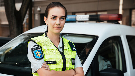 Policijos pareigūnė Indrė Kizelytė