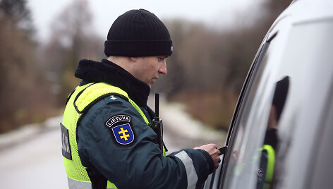 Kauno kelių policijos reidas