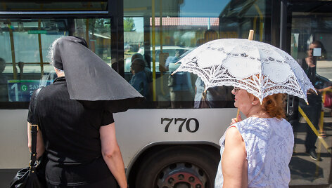 Kar&scaron;tis Vilniaus vie&scaron;ajame transporte